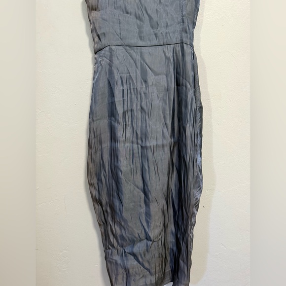 Lovers + Friends Nolita Midi Gray Slinky Bodycon Dress Size XS - Picture 5 of 8